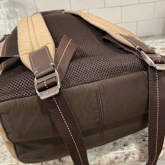 Coach Canvas leather backpack unisex - Picture 8 of 15